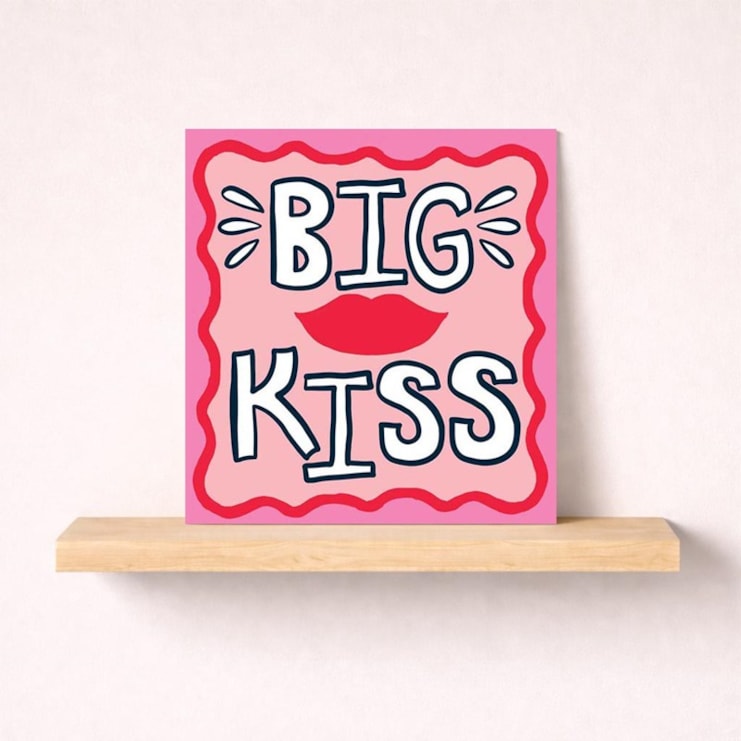 Anniversary Card - Big Kiss
