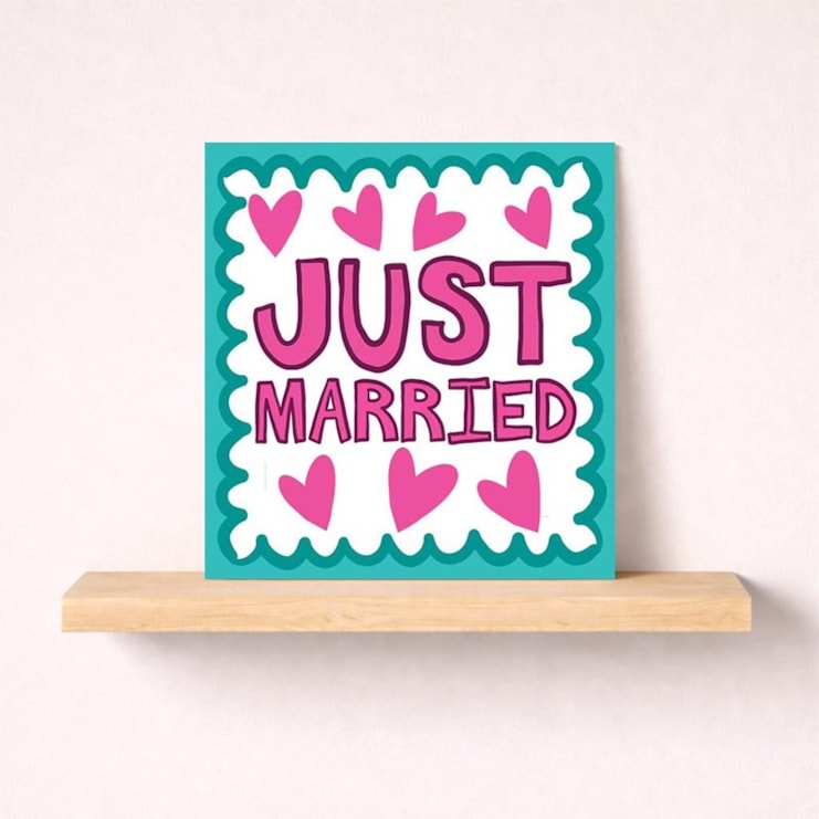 Wedding Card - Just Married