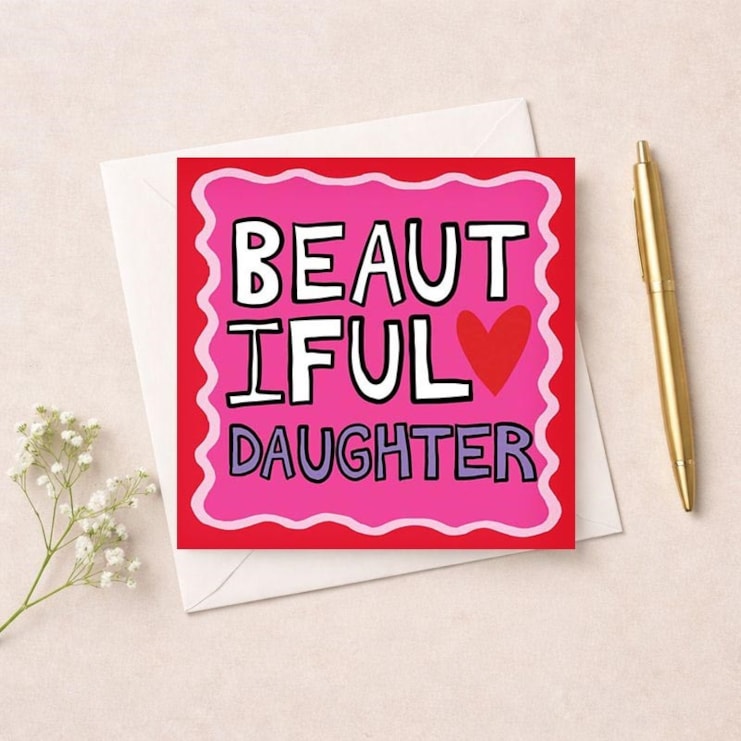 Daughter Birthday Card - Beautiful Daughter Daughter Birthday Card - Beautiful Daughter