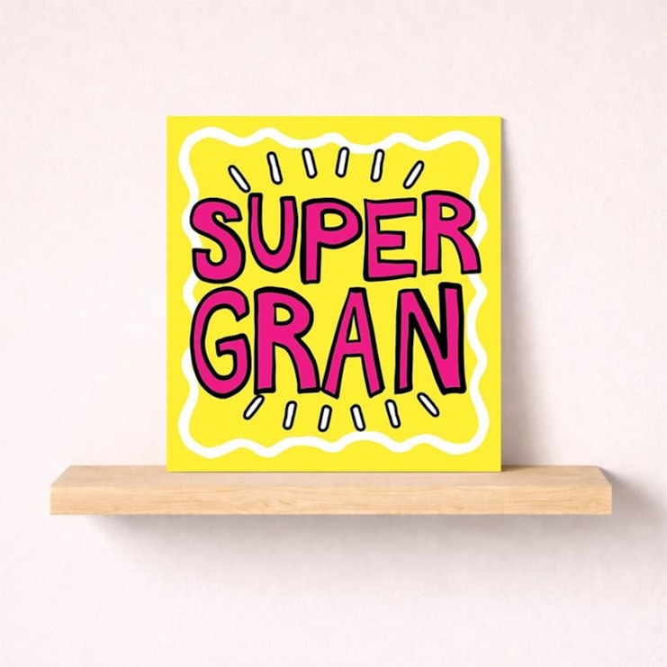 Gran Birthday Card - Super Gran Gran Birthday Card - Super Gran