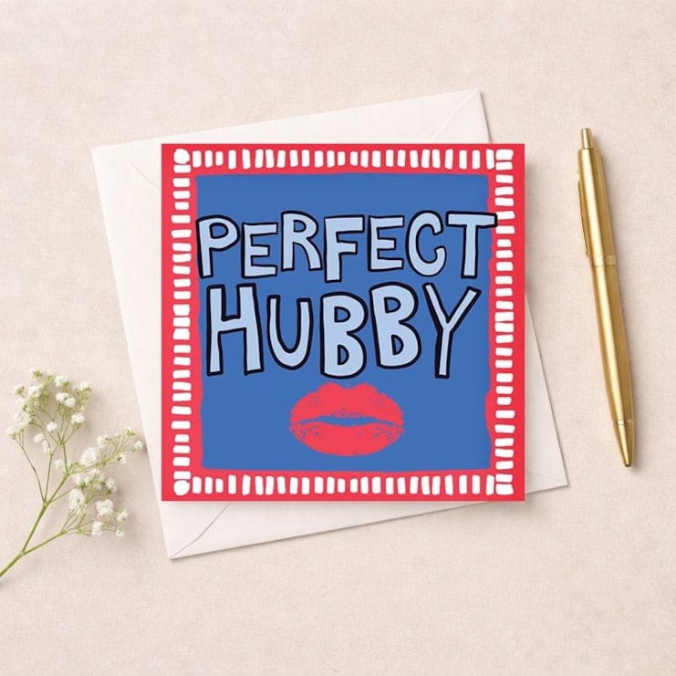 Hubby Birthday Card - Perfect Hubby