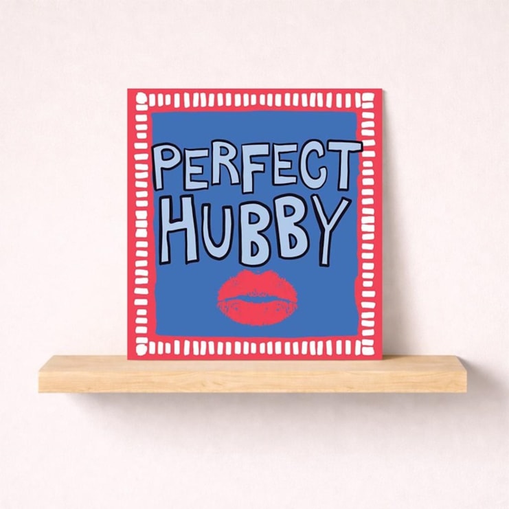 Hubby Birthday Card - Perfect Hubby