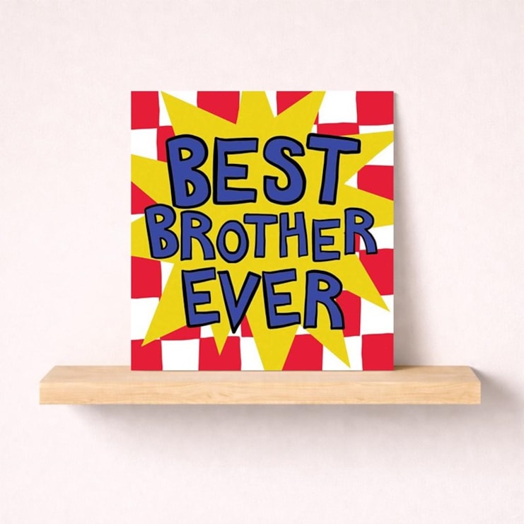 Brother Birthday Card - Best Brother Ever Brother Birthday Card - Best Brother Ever
