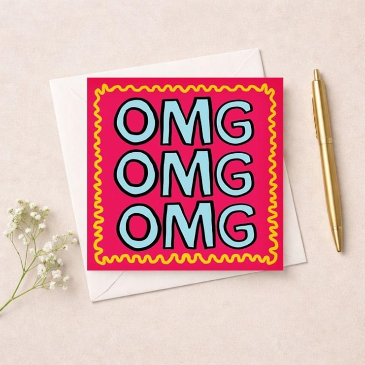 Congratulations Card - Omg Omg Omg Congratulations Card - Omg Omg Omg