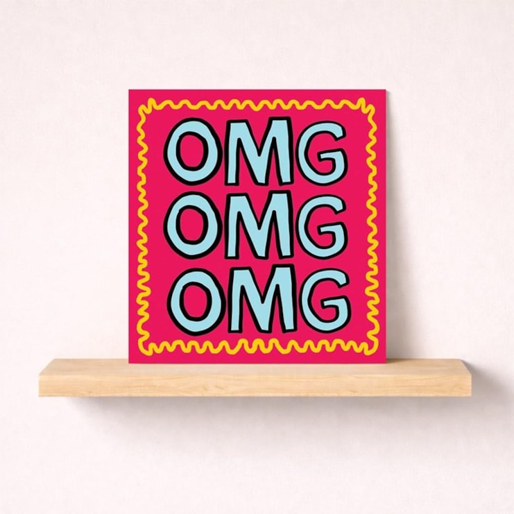 Congratulations Card - Omg Omg Omg Congratulations Card - Omg Omg Omg