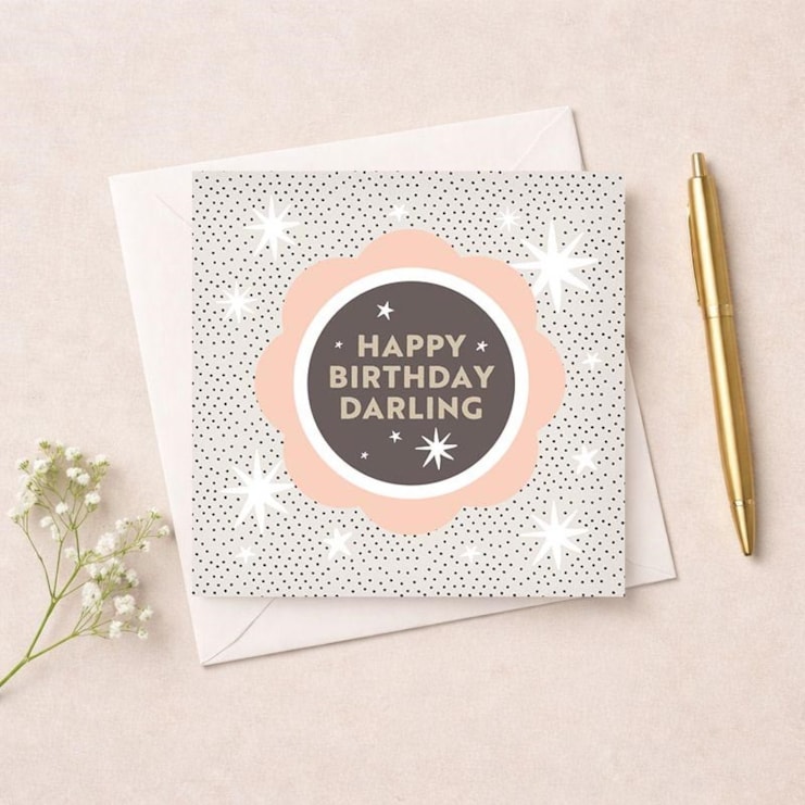Birthday Card - Happy Birthday Darling