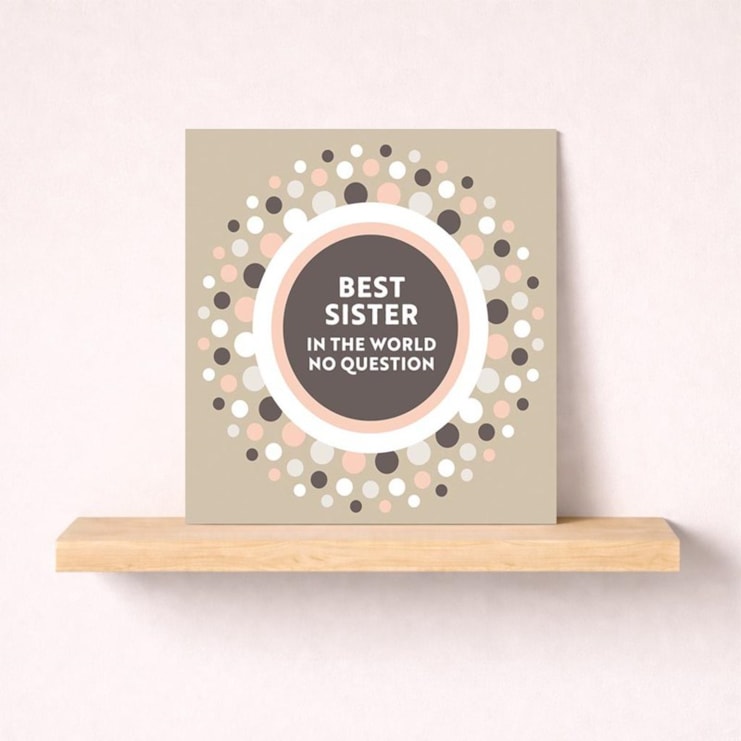 Sister Birthday Card - Best Sister Sister Birthday Card - Best Sister