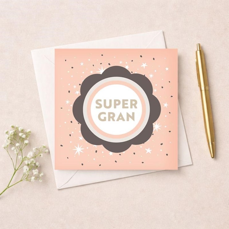 Gran Birthday Card - Super Gran