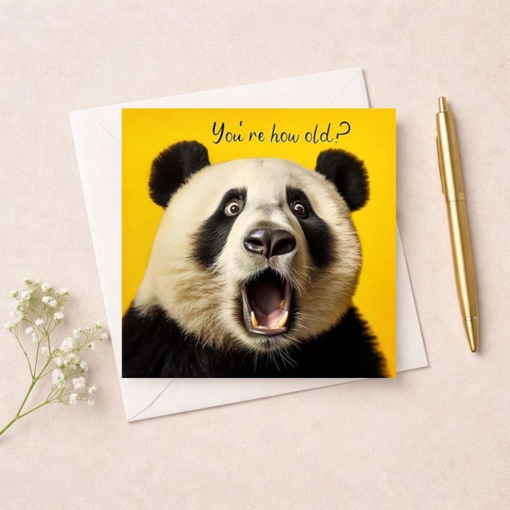 Birthday Card - You're How Old? Birthday Card - You're How Old?