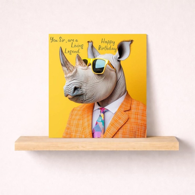 Birthday Card - A Living Legend