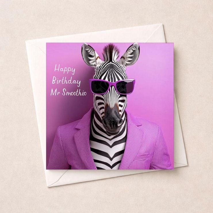 Birthday Card - Mr Smoothie