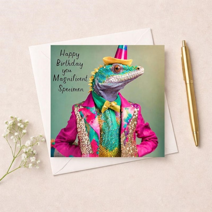 Birthday Card - Magnificent Specimen Birthday Card - Magnificent Specimen