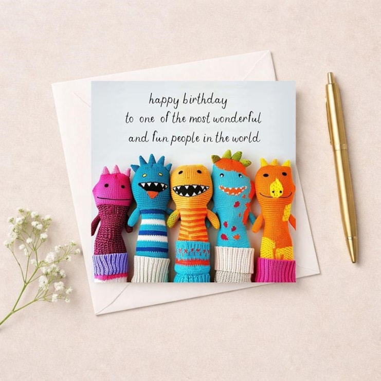 Birthday Card - Fun People In The World Birthday Card - Fun People In The World
