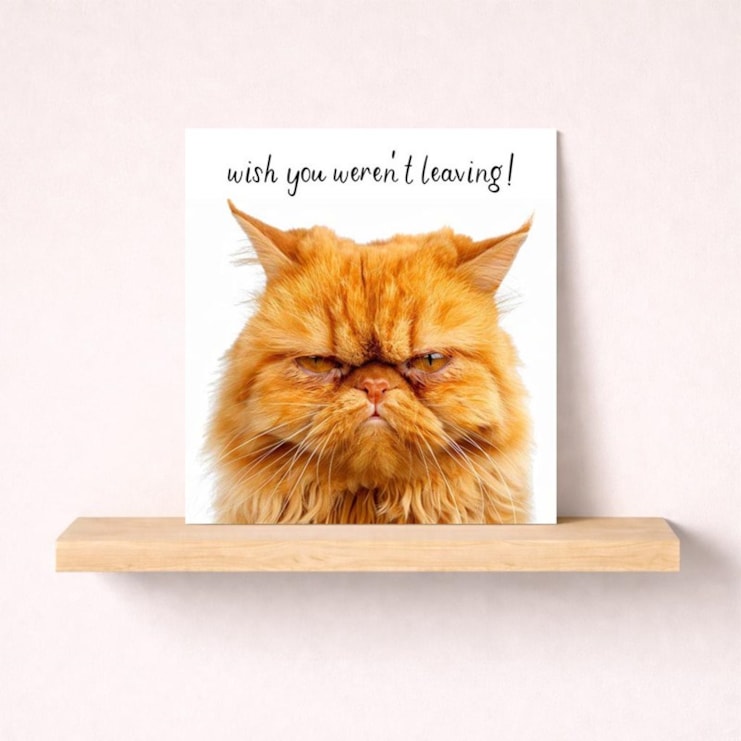 Sorry You're Leaving Card - Grumpy Cat Sorry You're Leaving Card - Grumpy Cat