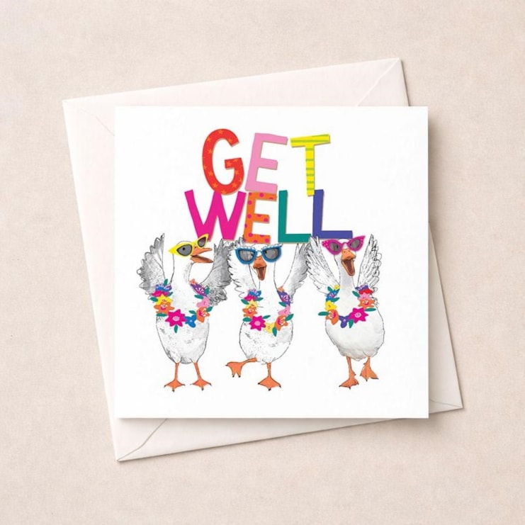 Get Well Soon Card - Get Well Geese Get Well Soon Card - Get Well Geese