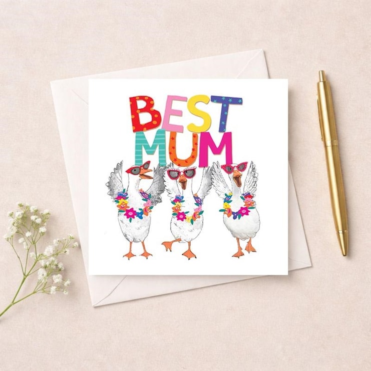 Open Card - Best Mum Geese