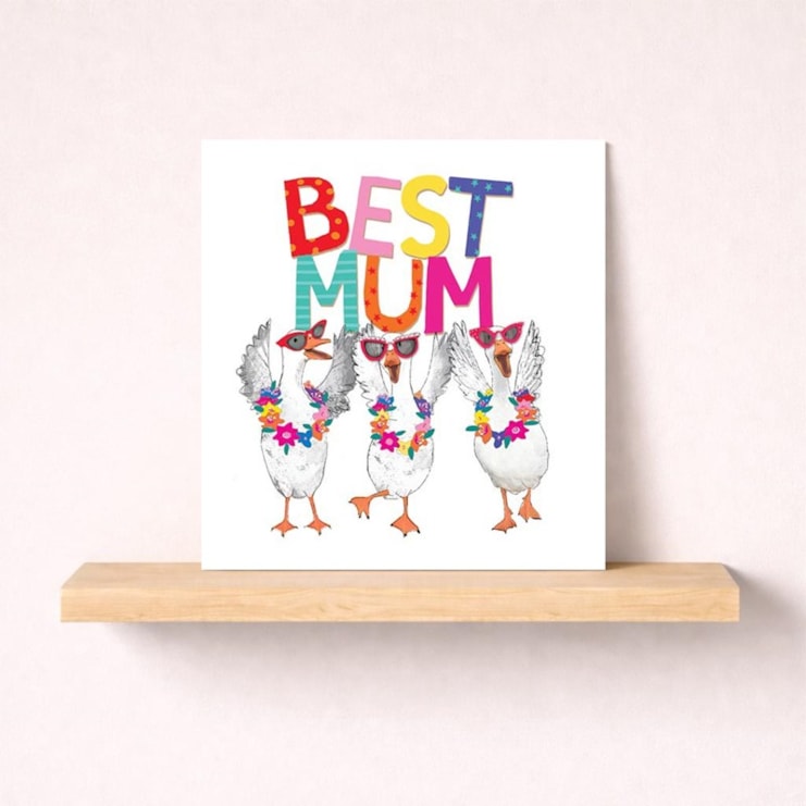 Open Card - Best Mum Geese