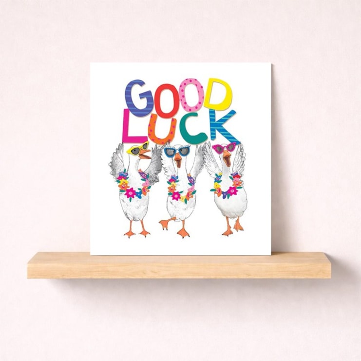Good Luck Card - Good Luck Geese