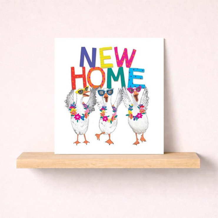 New Home Card - New Home Geese