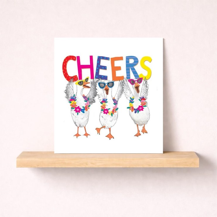 Thank You Card - Cheers Geese Thank You Card - Cheers Geese