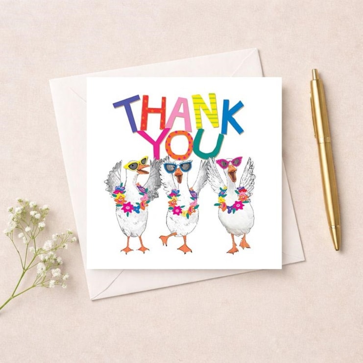 Thank You Card - Thank You Geese