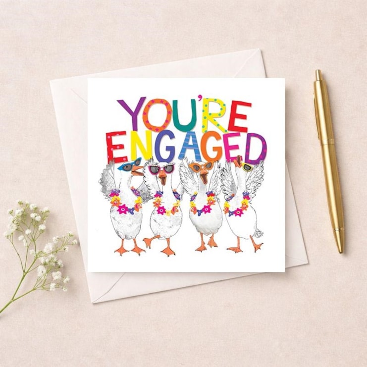 Engagement Card - You're Engaged Geese Engagement Card - You're Engaged Geese