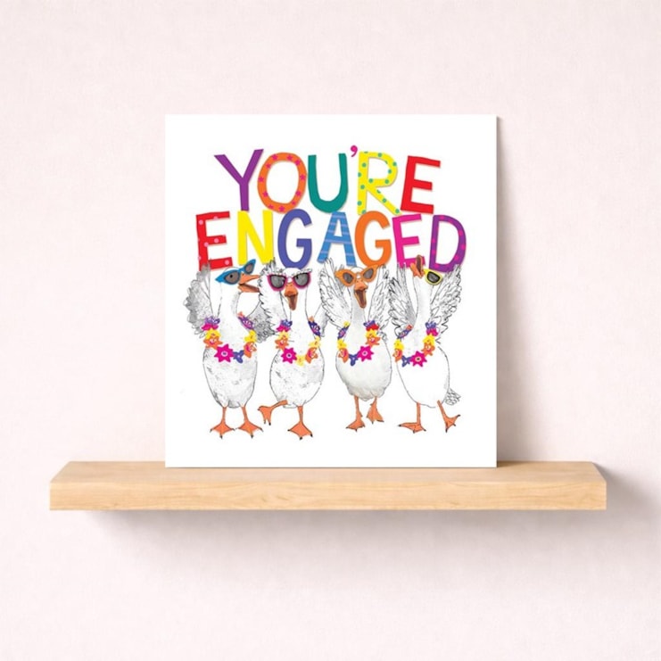 Engagement Card - You're Engaged Geese Engagement Card - You're Engaged Geese