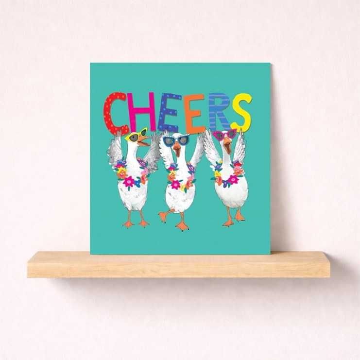 Thank You Card - Cheers Geese