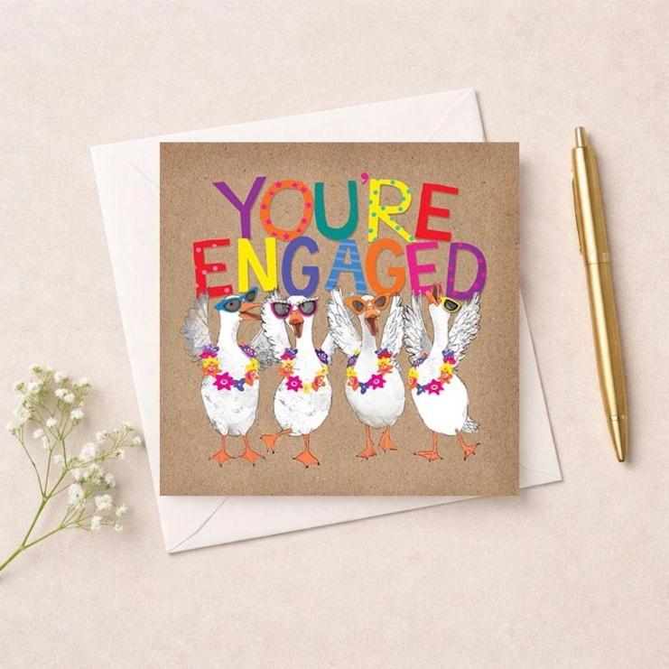 Engagement Card - You're Engaged Geese
