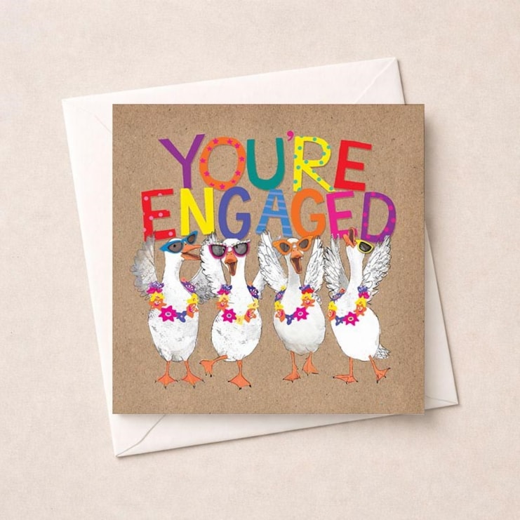 Engagement Card - You're Engaged Geese