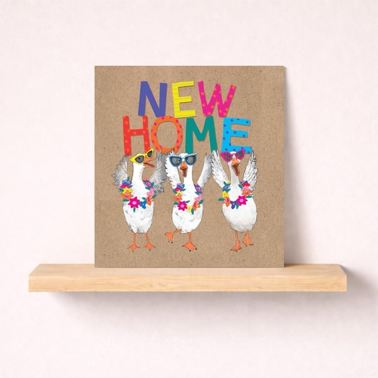 New Home Card - New Home Geese
