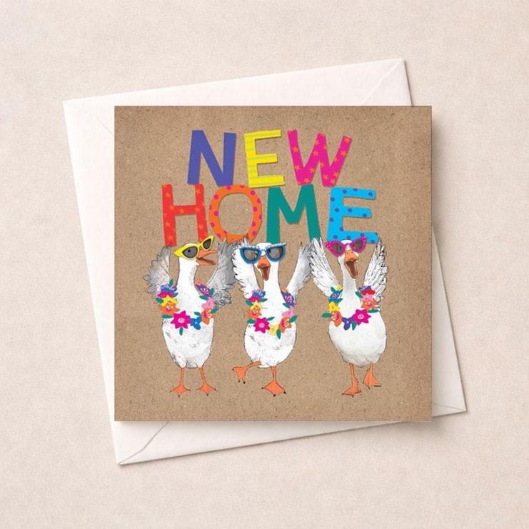 New Home Card - New Home Geese