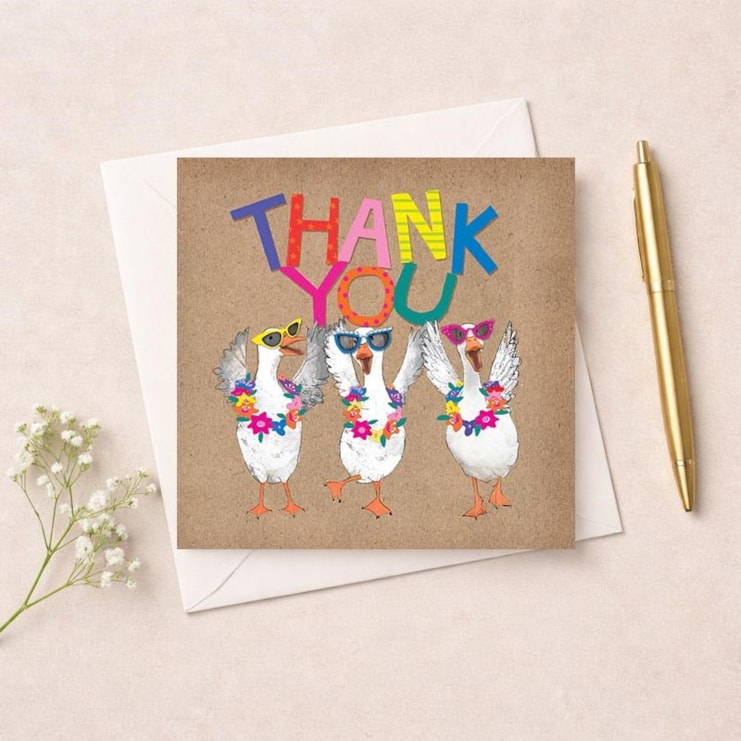 Thank You Card - Thank You Geese Thank You Card - Thank You Geese