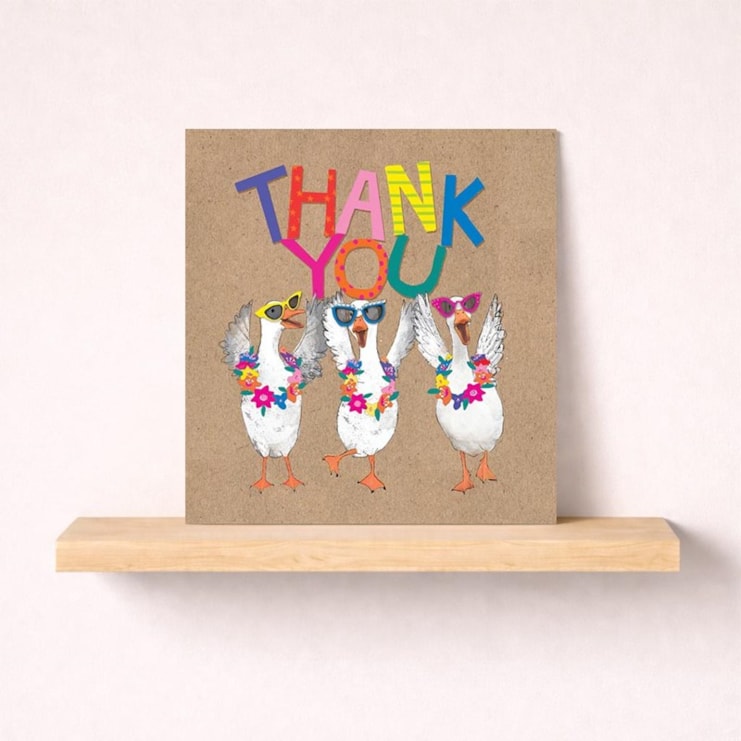 Thank You Card - Thank You Geese Thank You Card - Thank You Geese