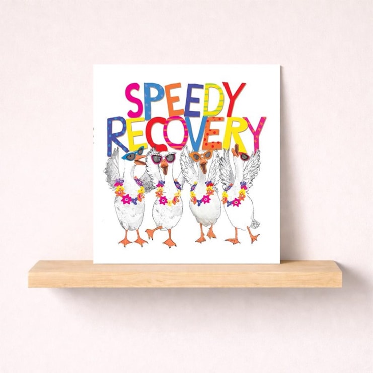 Get Well Soon Card - Speedy Recovery Geese Get Well Soon Card - Speedy Recovery Geese