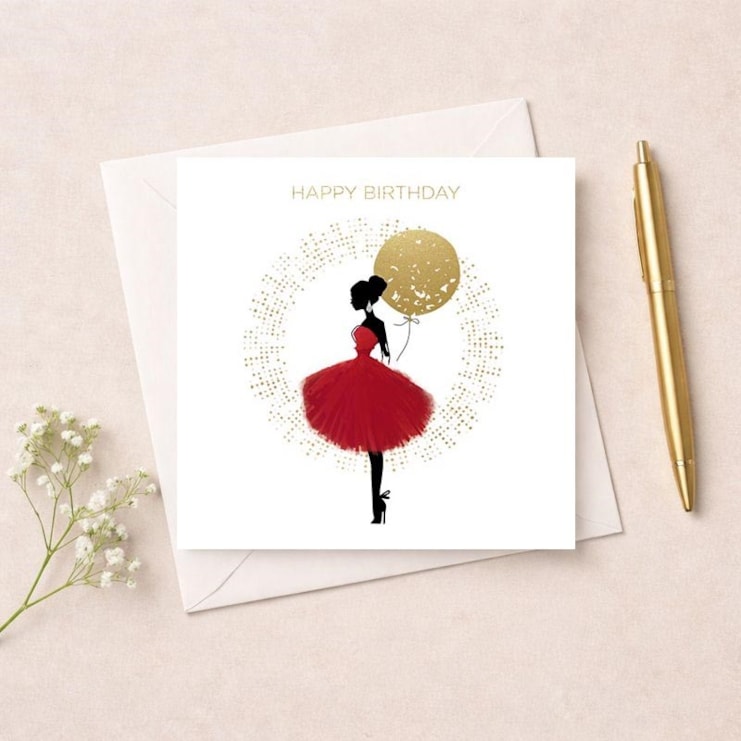 Birthday Card - Birthday Balloon