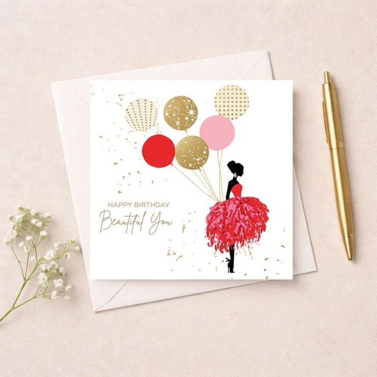 Birthday Card - Happy Birthday Beautiful You