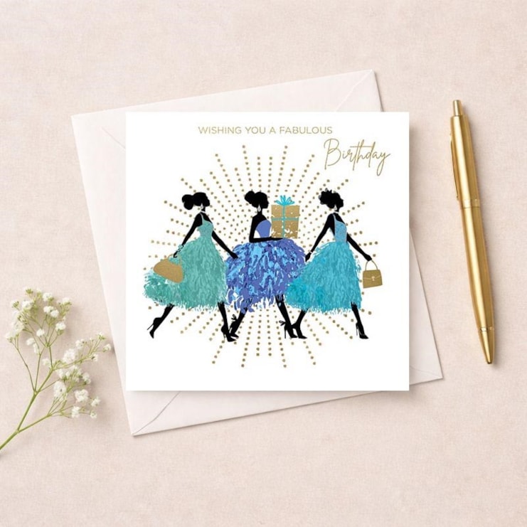 Birthday Card - Wishing You A Fabulous Birthday