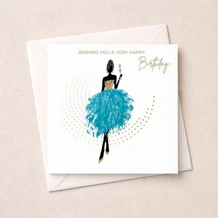 Birthday Card - Wishing You A Very Happy Birthday Birthday Card - Wishing You A Very Happy Birthday