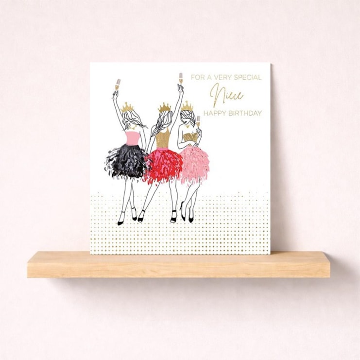 Niece Birthday Card - For A Very Special Niece