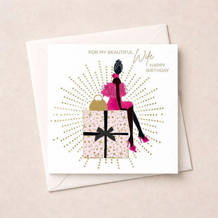 Wife Birthday Card - For My Beautiful Wife
