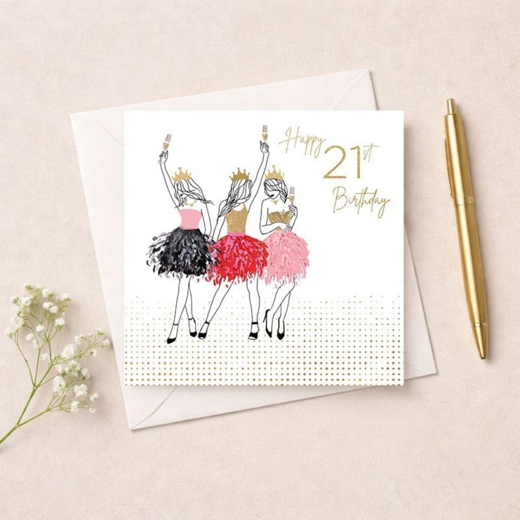 Age 21 Birthday Card - Happy 21st Birthday Age 21 Birthday Card - Happy 21st Birthday