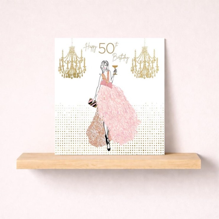 Age 50 Birthday Card - Happy 50th Birthday Age 50 Birthday Card - Happy 50th Birthday