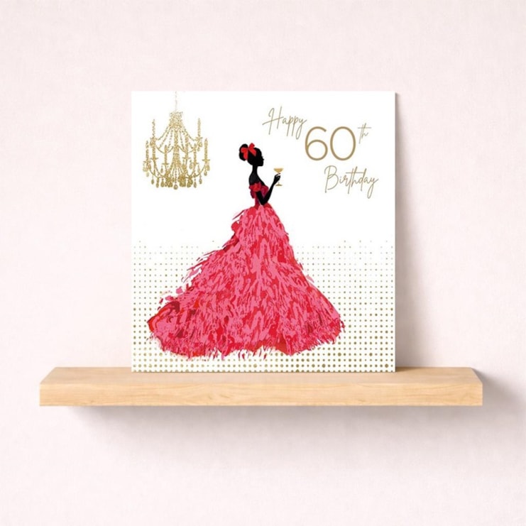 Age 60 Birthday Card - Happy 60th Birthday