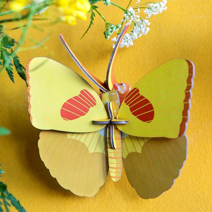 Build Your Own Yellow Butterfly Wall Decoration Build Your Own Yellow Butterfly Wall Decoration
