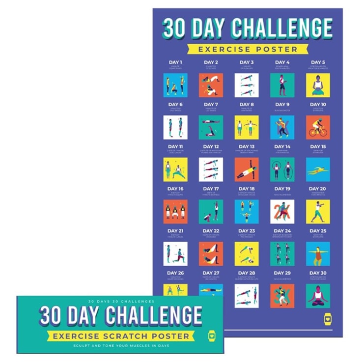 30 Day Challenge Poster Exercise 30 Day Challenge Poster Exercise