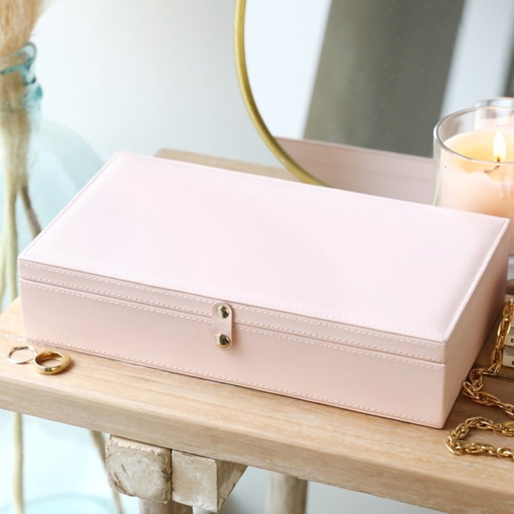 Large Pink Jewellery Box
