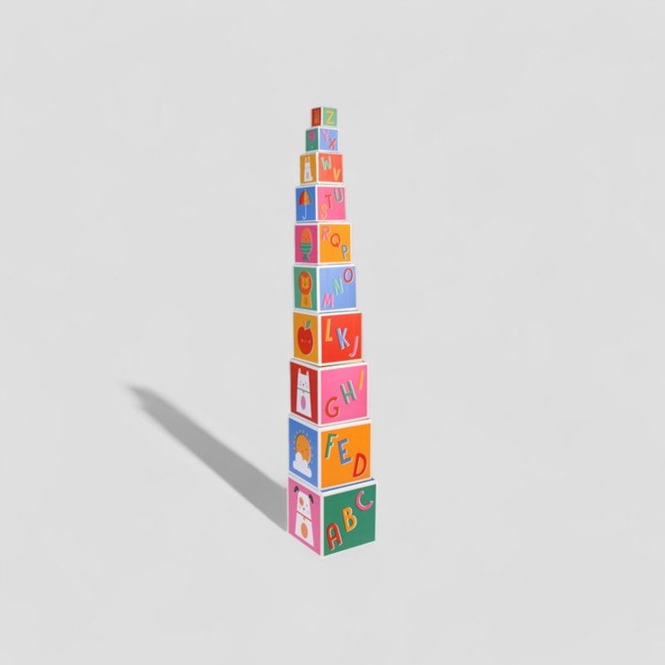 Happy Life Stacking Blocks