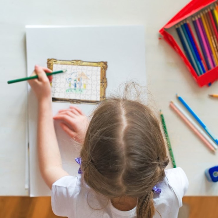 Framed Personalised Drawing Puzzle