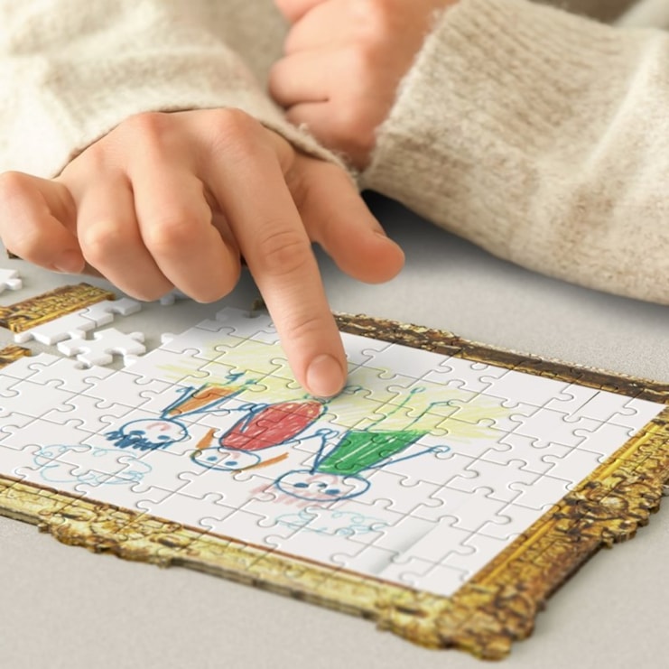 Framed Personalised Drawing Puzzle